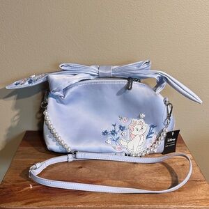 Disney The Aristocats Marie Floral Bow Crossbody Bag | NWT